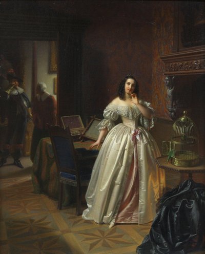 The Guest by Ferdinand Victor Eugene Delacroix